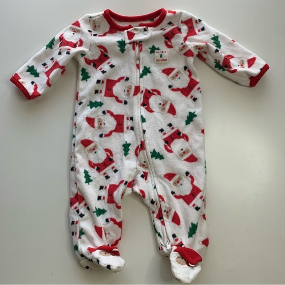 Carter's Other - Carter's Red and Green Santa Footie